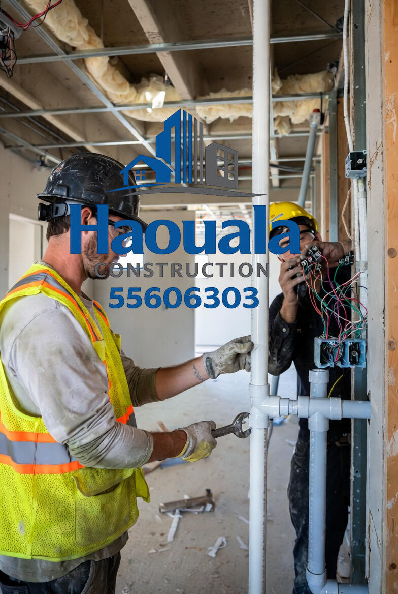 Installation et dépannage électrique réalisés par des électriciens qualifiés : tableaux électriques, boîtiers professionnels, prises et éclairage en Tunisie.